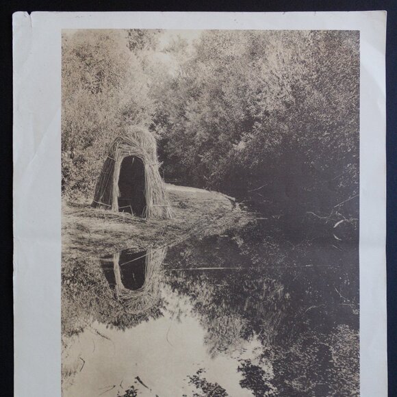 FISHING CAMP - LAKE POMO #108 Edward Sheriff Curtis Print - Picture 10 of 16